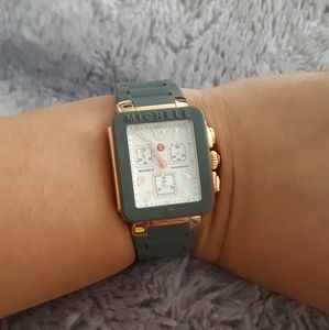 Michele women's Jelly Park Grey Watch